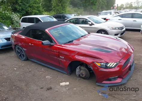 2017 Ford Mustang Gt Premium z USA, uszkodzony, nr VIN 1FATP8FF0H5342278